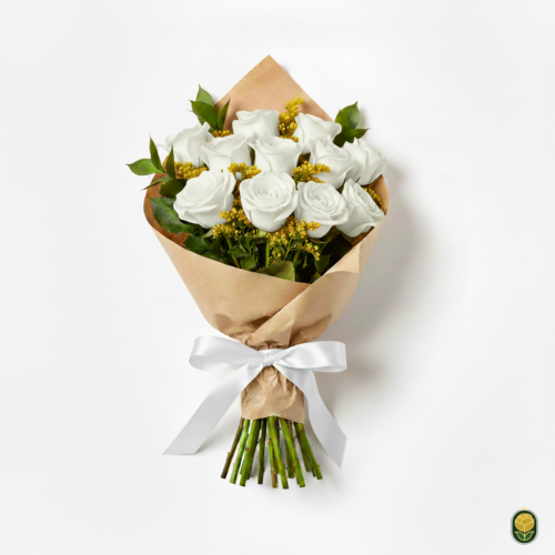 Buquê de Rosas Brancas