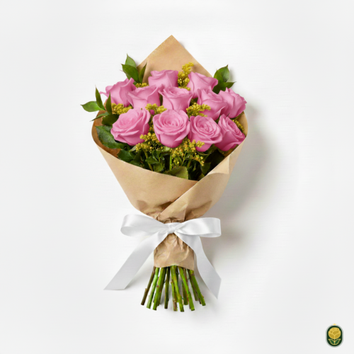 Buquê de Rosas Rosa