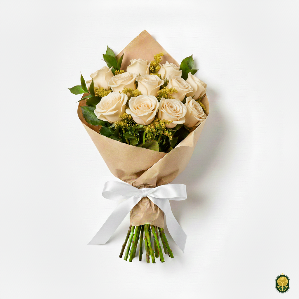 Buquê de Rosas Champagne